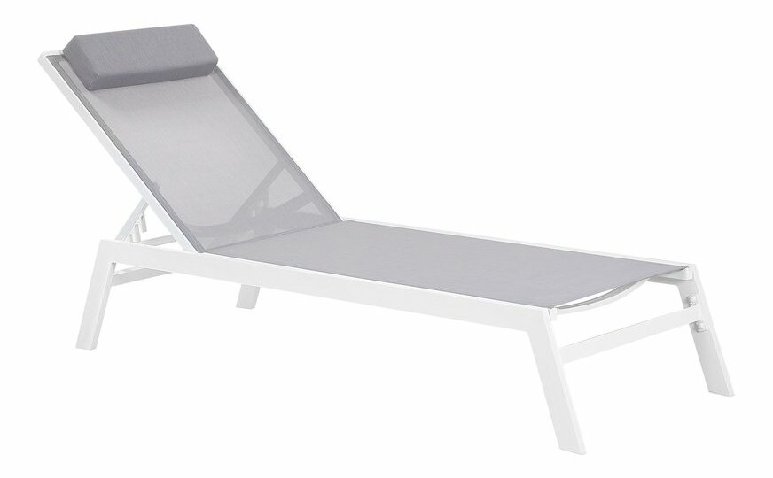 Șezlong pentru grădină Campania (gri)