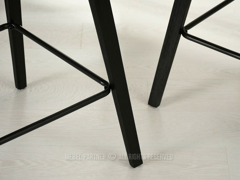 Stolička Glen H (čiernošedá + čierna)