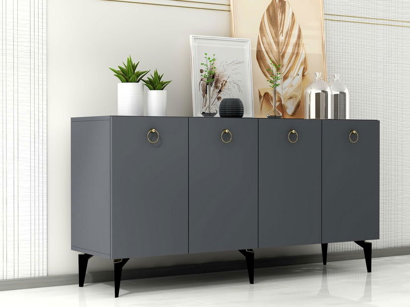 Skrinka Lopoki (antracit) 