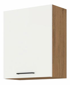 Horná kuchynská skrinka Virion 60 G 72 1F (dub lancelot + lesk biely)