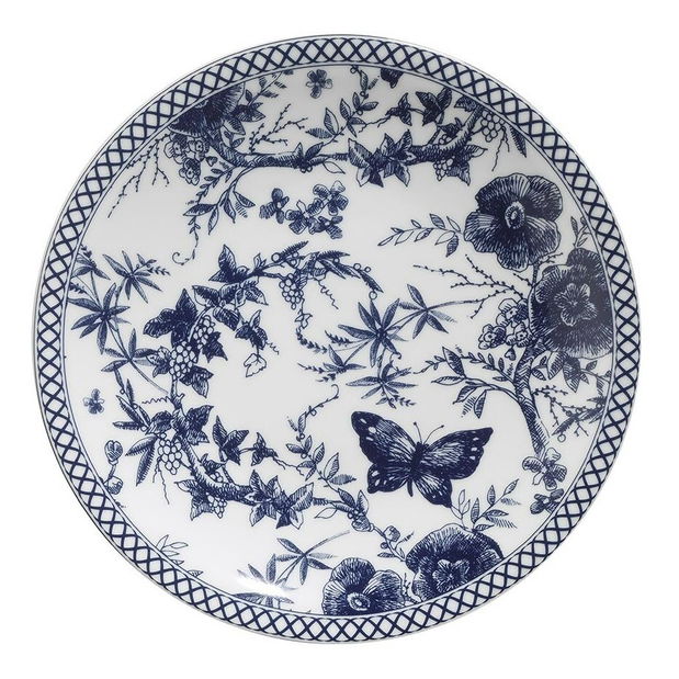 Jedálenská súprava (24 ks.) Zaren (modrá + biela)