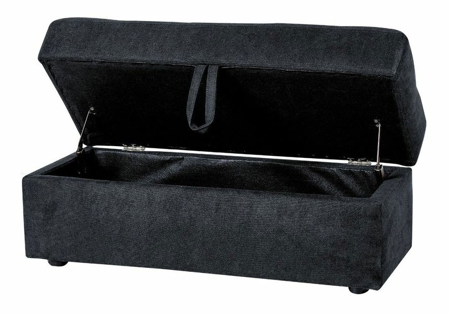 Canapea trei locuri Fabio (negru)