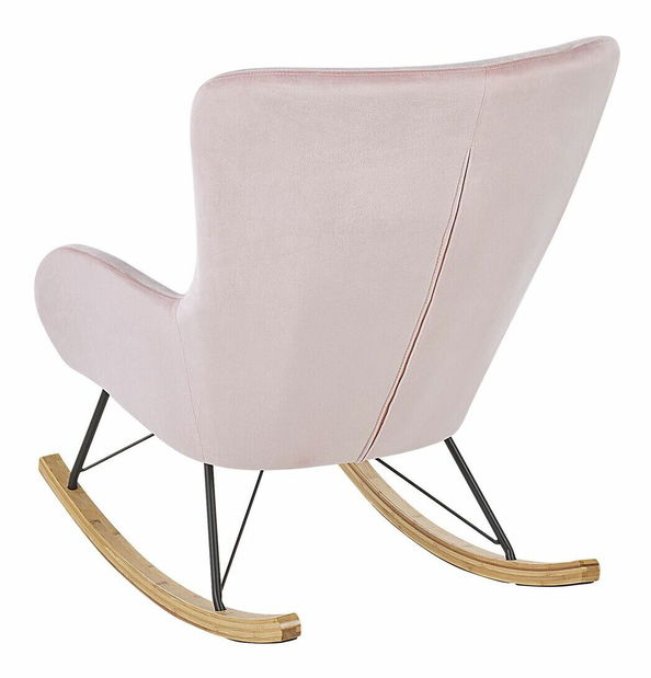 Fotelja za ljuljanje Esmae (ružičasta)
