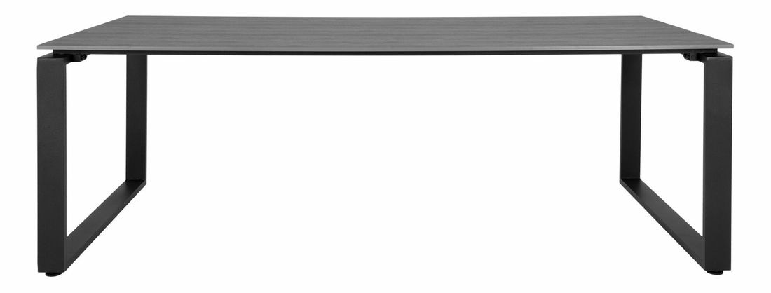 Záhradný stôl Dormeria (sivá + čierna)