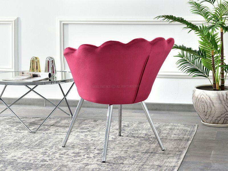 Kreslo Lasair (ružová + čierna)