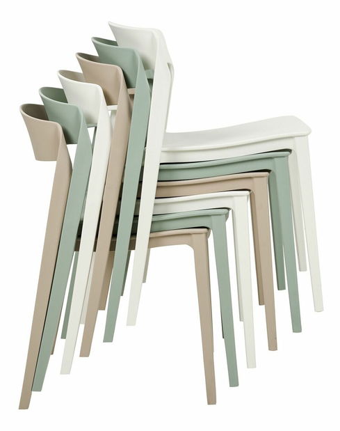 Set 2 buc scaune de sufragerie Seasar (verde) 