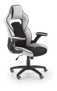 Herné kreslo Sonei (biela + černa)