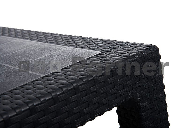 Záhradná zostava Havana 1+6 (antracit) (um. Ratan)