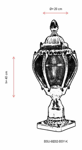 Iluminat de perete pentru exterior Mohd (Negru)