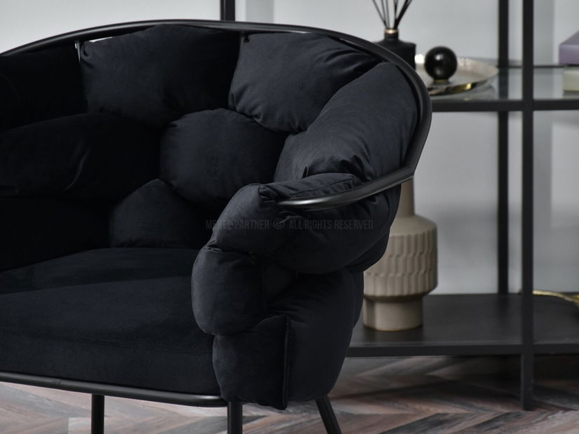 Relax fotel Piplio (fekete)