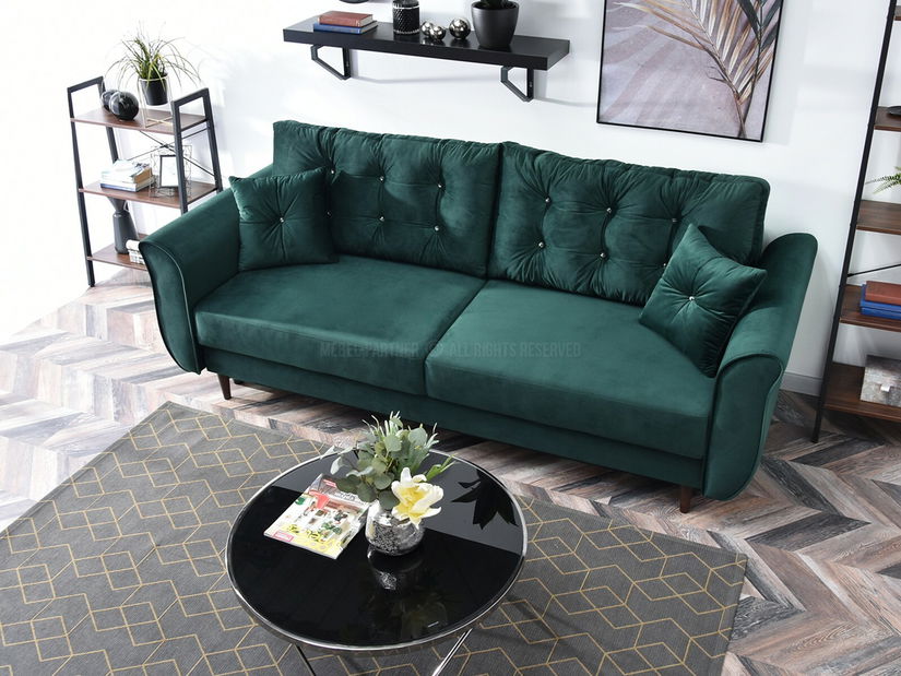 Kétszemélyes kanapé Lirica (zöld)