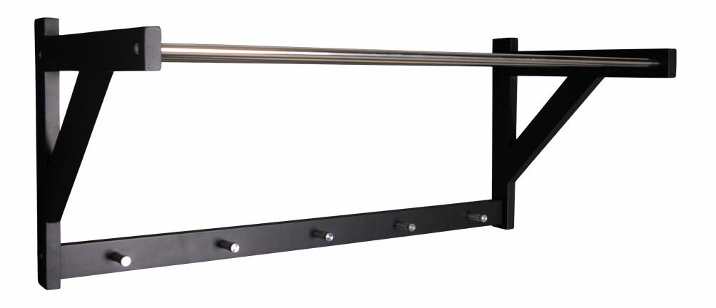 Nástenný vešiak Peloria 1 (čierna)