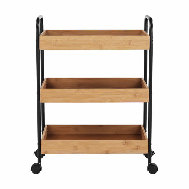 Stolić za serviranje Ayurveda (crna + prirodna)