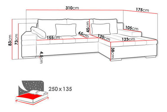 Colțar Katana (maro)