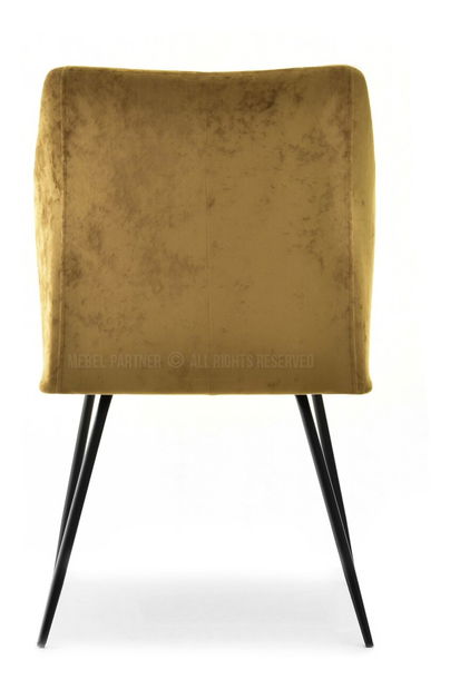 Jedálenská stolička Duplica (zlatá)