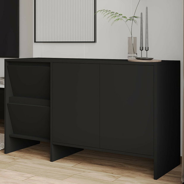 Mobilier pentru living Larisso 2 (negru)