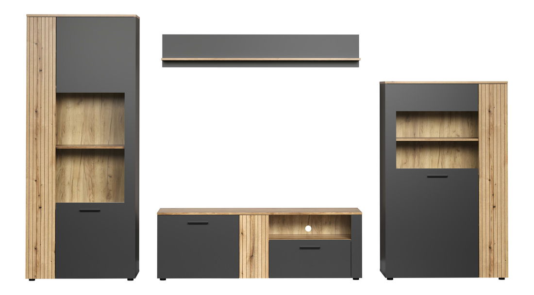 Stolić za kavu Esferas (grafit + hrast evoke) 