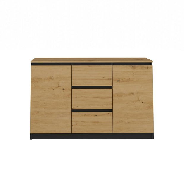 Comodă Musecalo 11 (stejar artisan + antracit)