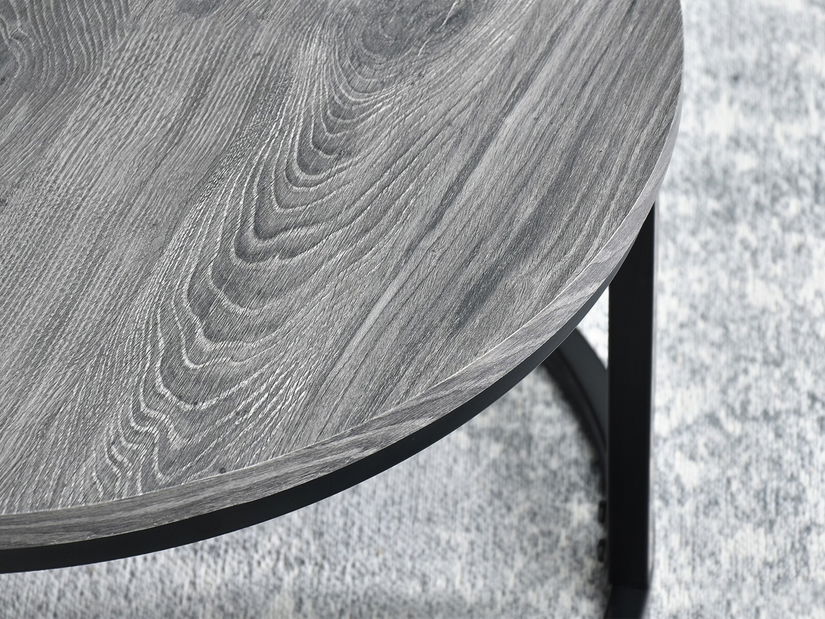 Konferenčný stolík Kolja Stolik S (sivý dub + čierna)