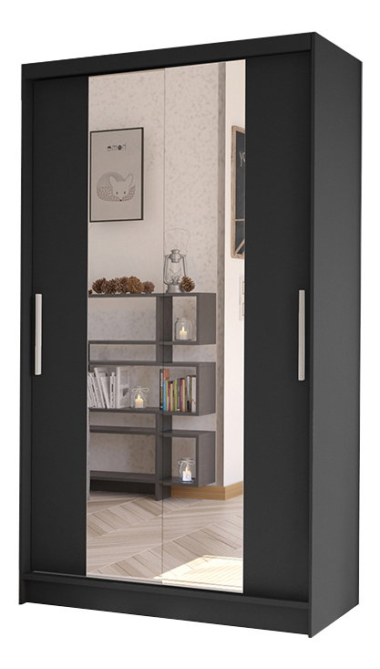 Ruhásszekrény Coletta II (fekete)