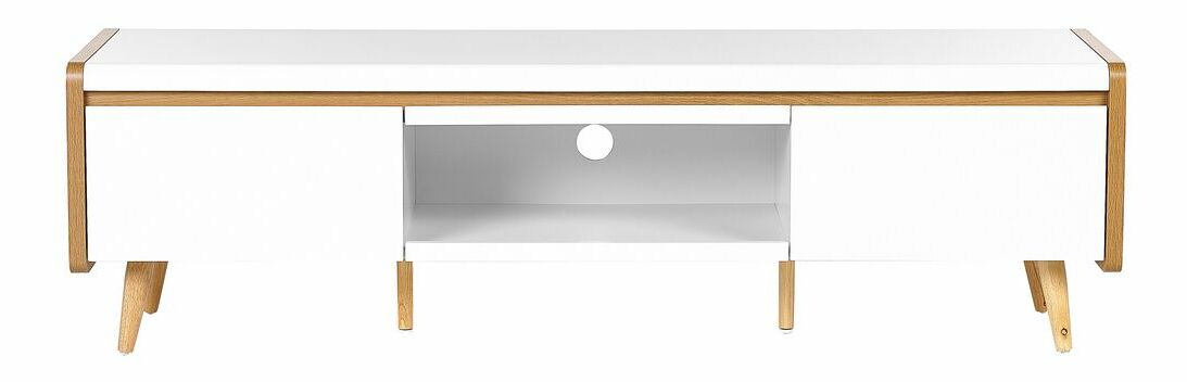 TV stolík/skrinka Custy (biela)