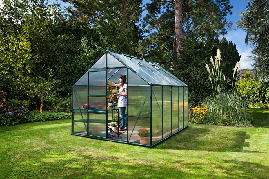 Stil clasic Greenhouse Neptune 8300 (policarbonat + verde)