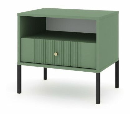 Nočný stolík Isae 5W (zelená + čierna)