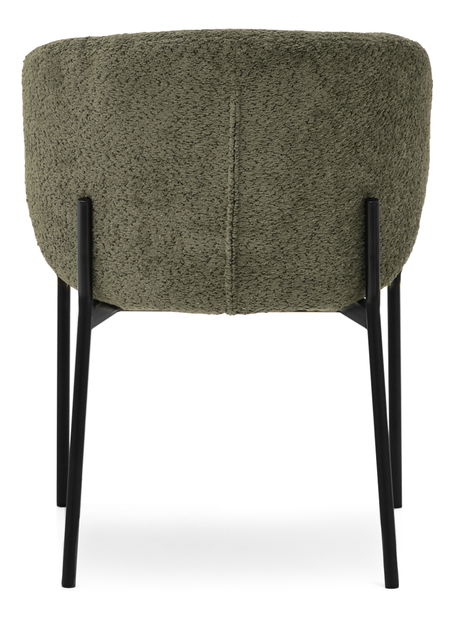 Jedálenská stolička Matices (zelená + čierna)