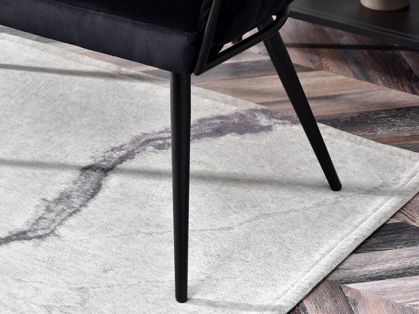 Kétszemélyes kanapé Radio (fekete)