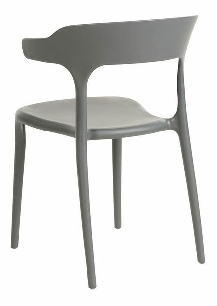 Set 4 ks jedálenských stoličiek Gerry (sivá)