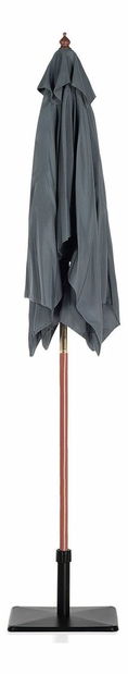 Kerti napernyő 144 cm FLAME (fa) (sötétszürke)