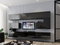 Mobilier living Berny 57 (Negru + Negru lucios)