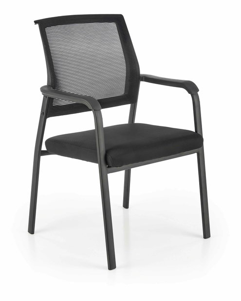 Fotoliu de birou Beffa (Negru)