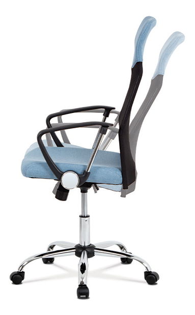 Irodai fotel Evessa-E301-BLUE (kék + fekete)