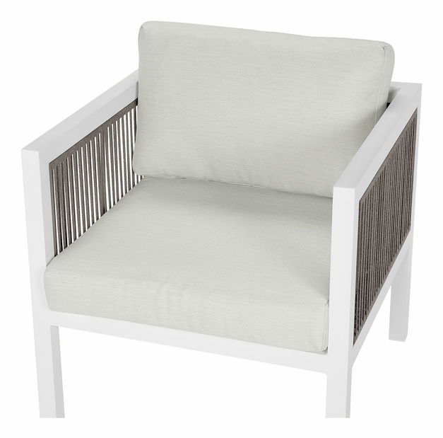 Sedacia súprava Boro (biela) (pre 5 osôb)