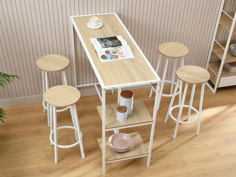 Barová stolička Boredom (biela)