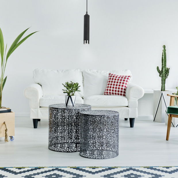 Iluminat de perete Ekanit 5076 (negru mat + argintiu)