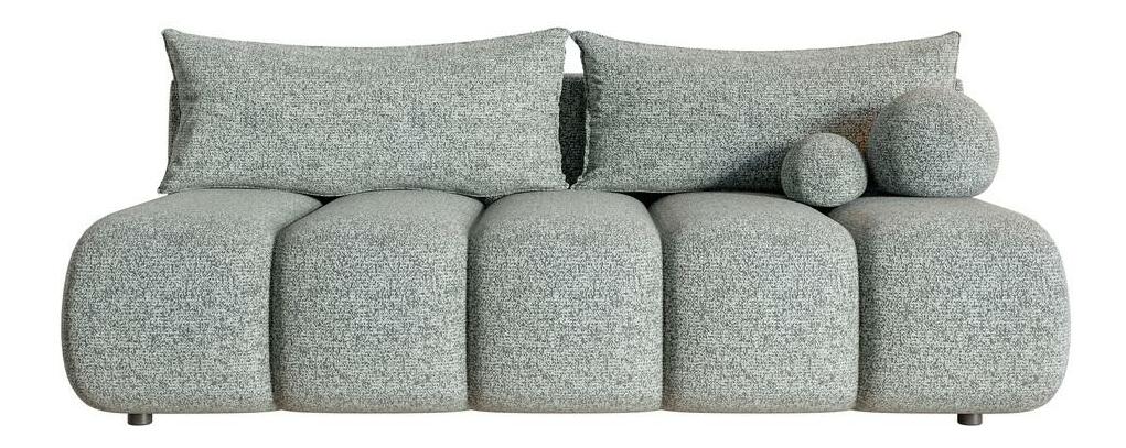 Canapea trei locuri Didier mini (gri + negru)