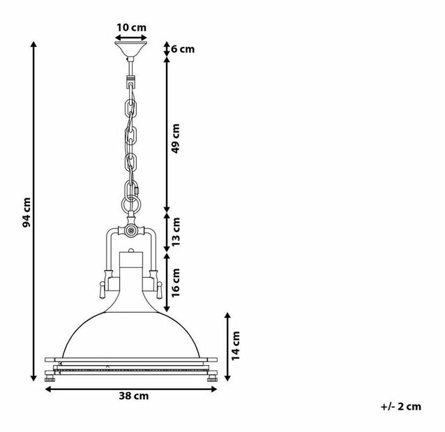 Lámpa Eblo (ezüst)