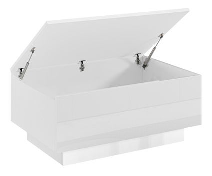 Dohányzóasztal Nasonat 90 x 60 (fekete márvány) (tárolóhellyel)