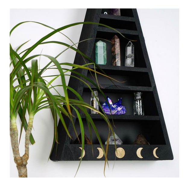 Polica Ketina 6 (čierna) 