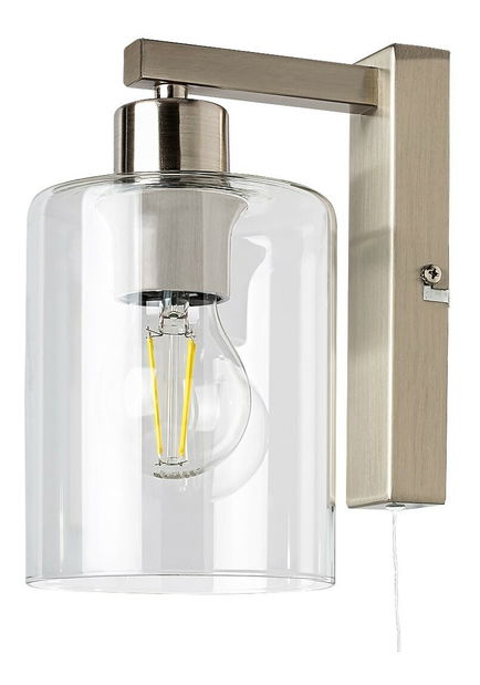 Nástenné svietidlo Brookit 3579 (saténová chrómová)