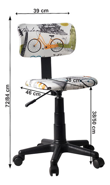 Detská otočná stolička Kirst