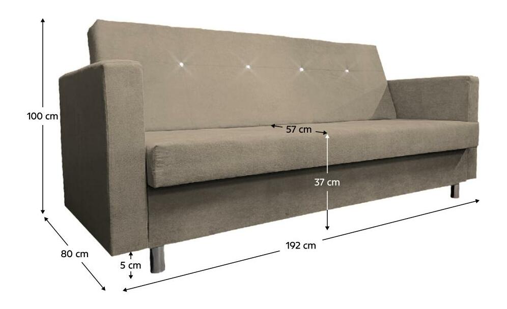 Canapea Lynx (gri bej)