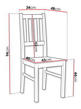 Scaun bucătărie Dalam D (arin)