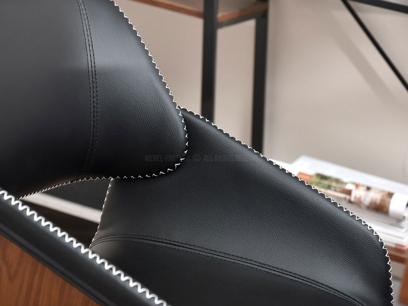 Stolička Noughat (orech tmavý + chrómová)