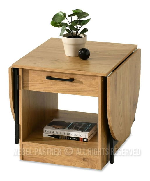 Stolić za kavu Espana (crni hrast + crna)