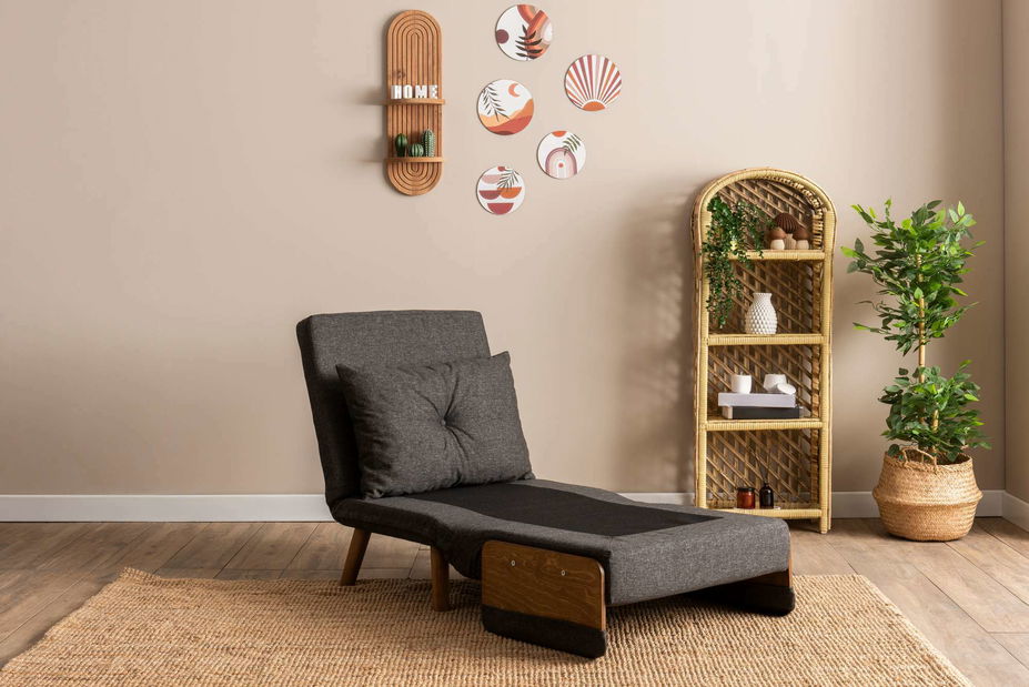 Fotel Como S (sötétszürke)