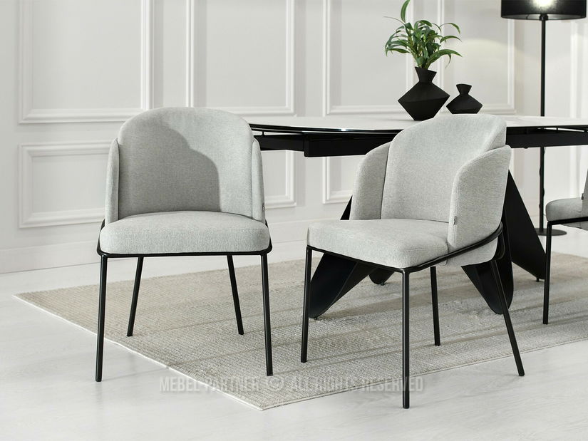 Scaun Conor (gri + negru)