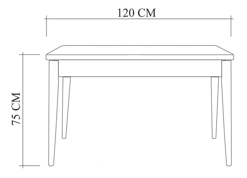 Set mobilier sufragerie Contigo (Pin + albastru)